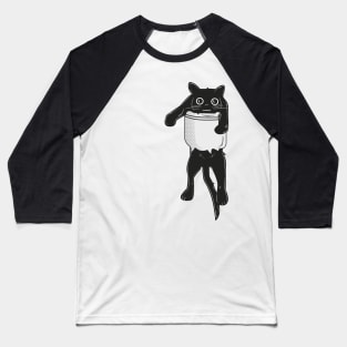 cute kawaii cat Baseball T-Shirt